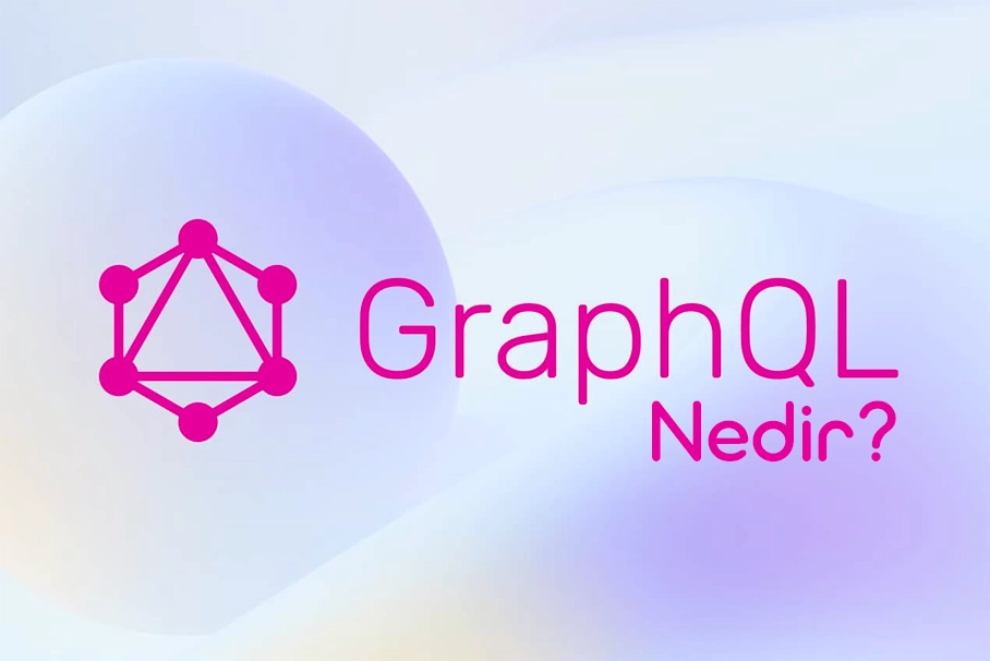 GraphQL logosu ve tek endpoint üzerinden sorgu yapısını gösteren görsel