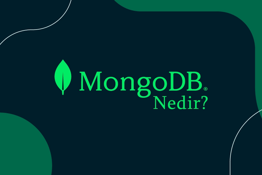 MongoDB logosu ve koleksiyon/doküman yapısını gösteren görsel