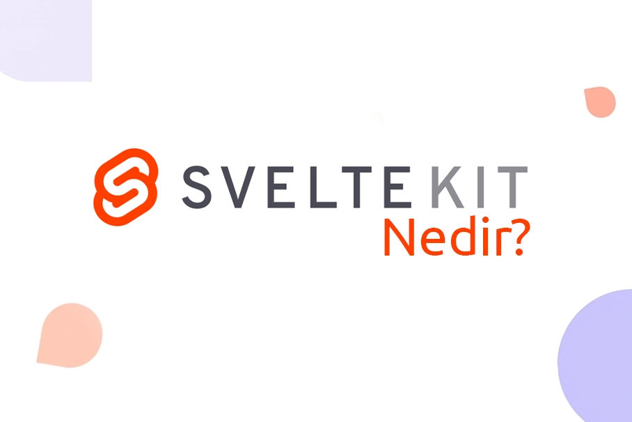 SvelteKit logosu ve dosya tabanlı routing yapısını gösteren ekran görüntüsü